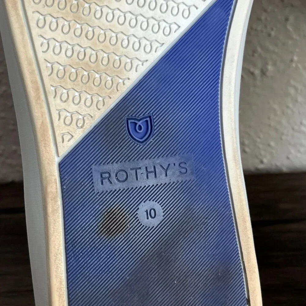 Rothy's The Original Slip On Sneaker Tan Sand‎ Knit Shoes Womens Size 10